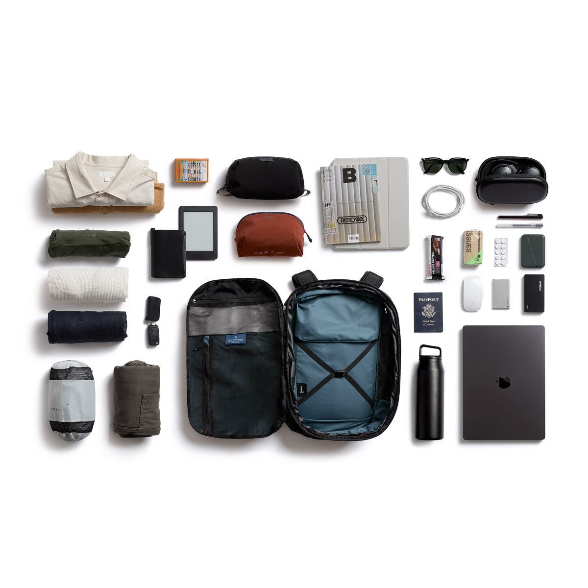 Bellroy Transit Travel Pack Pro 30–38L, Black
