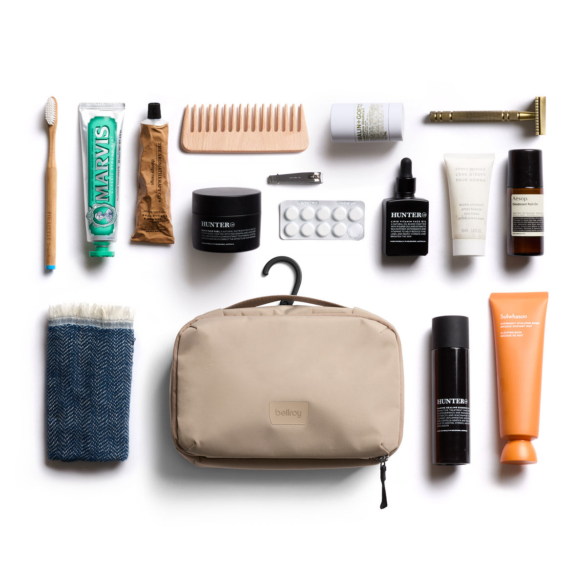 Bellroy Hanging Toiletry Kit, Stone