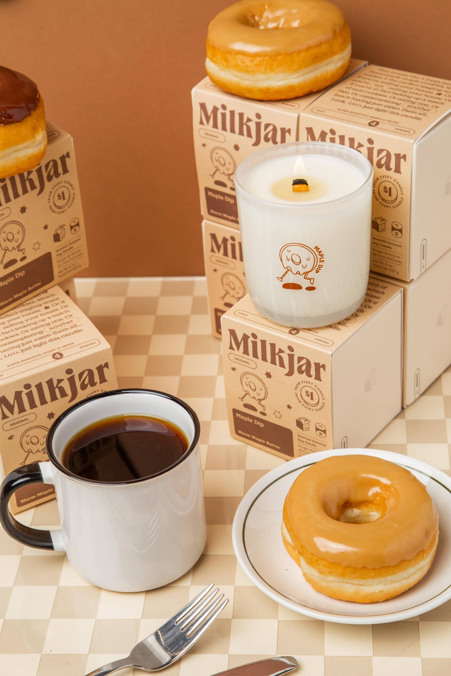 Milk Jar Candle Co. Maple Dip - Warm Maple Butter Coconut Soy, 8oz