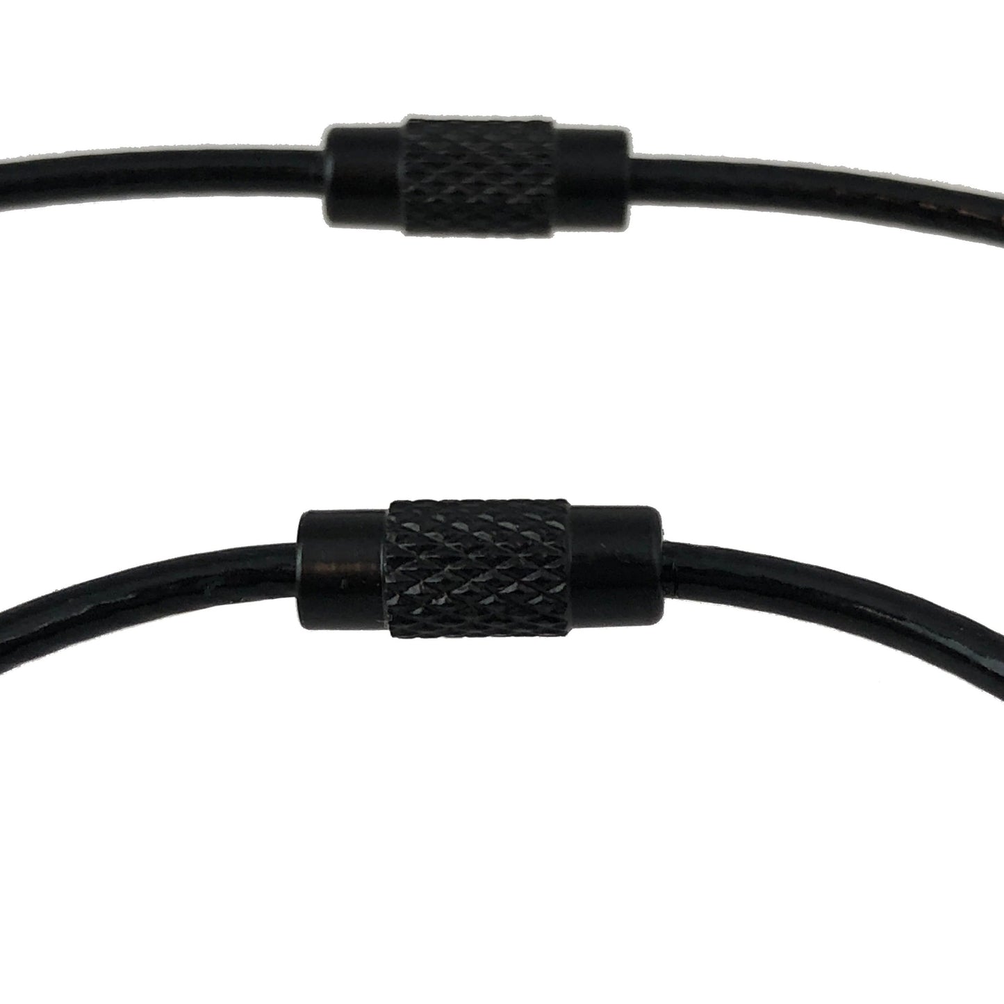 CountyComm A&P Key Ring, 12 Inch Black - Poly-Nylon Reinforced