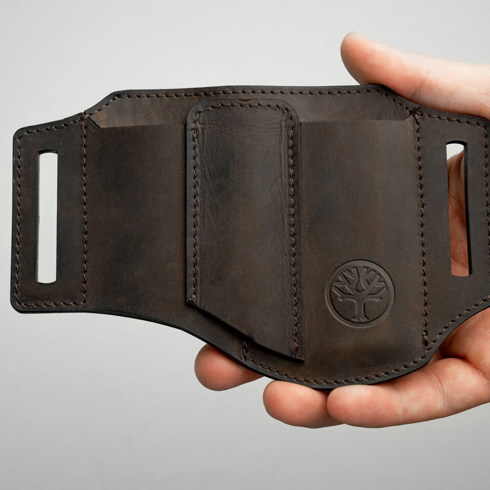 Böker Manufaktur Solingen Leather Holster ED-Three, Brown