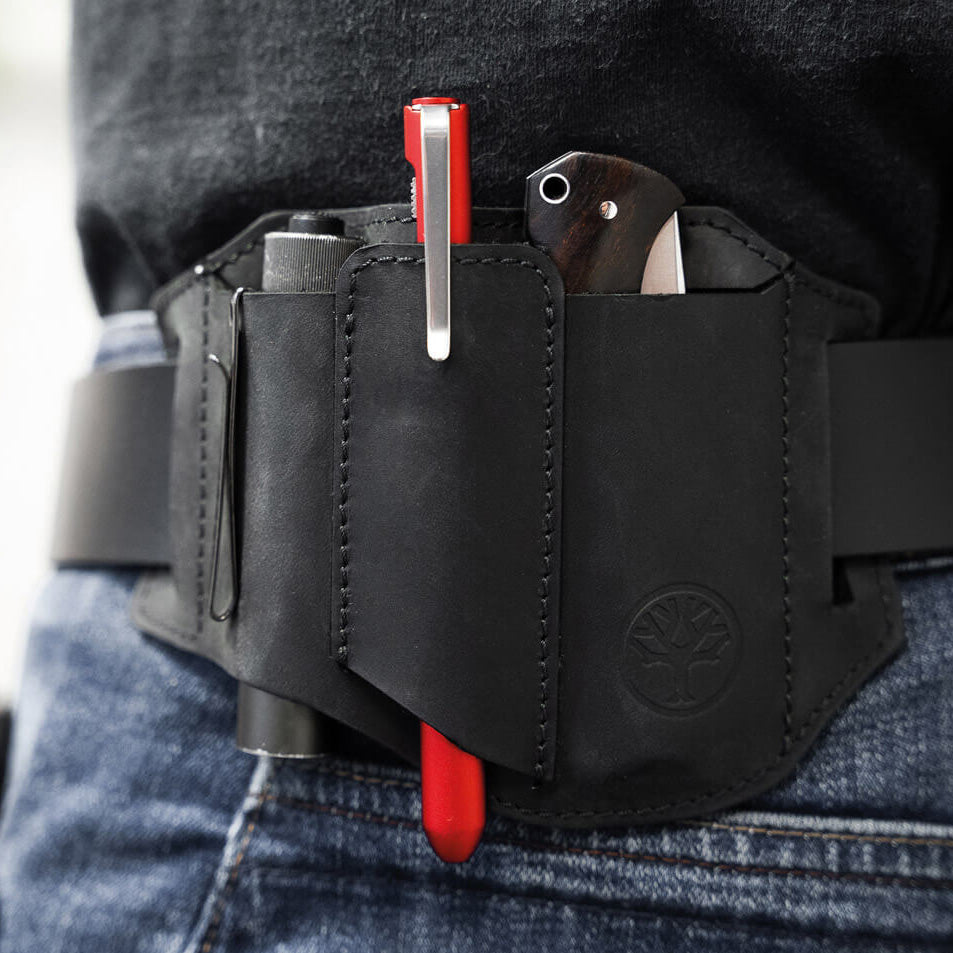 Böker Manufaktur Solingen Leather Holster ED-Three, Black