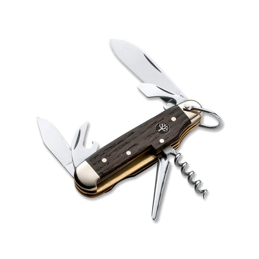 Böker Manufaktur Solingen Camp Knife Smoked Oak