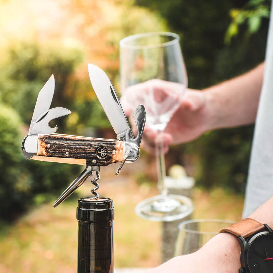 Böker Manufaktur Solingen Camp Knife Stag