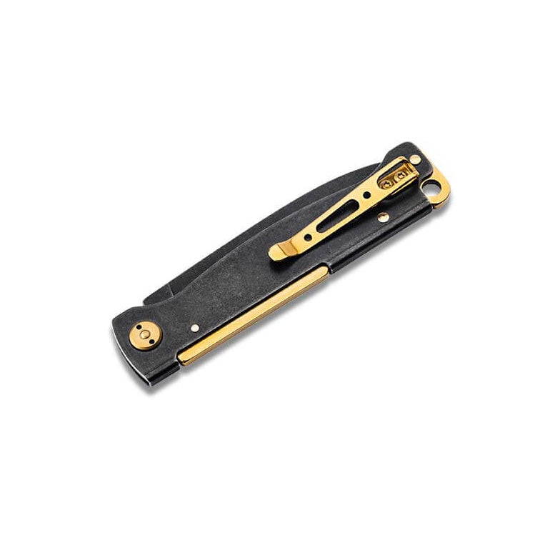Böker Plus Atlas Black Stonewash Brass