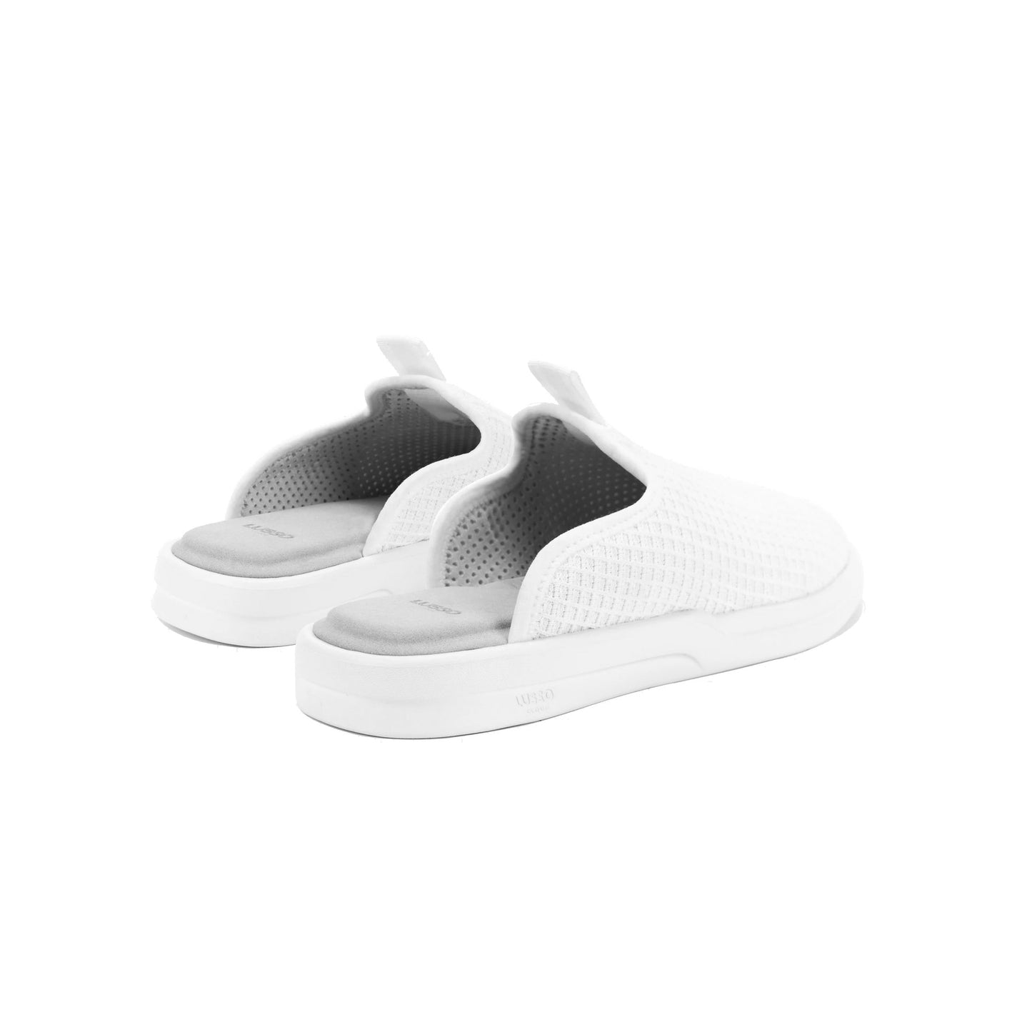 Lusso Cloud Pelli Waffle, Bright White / Lily
