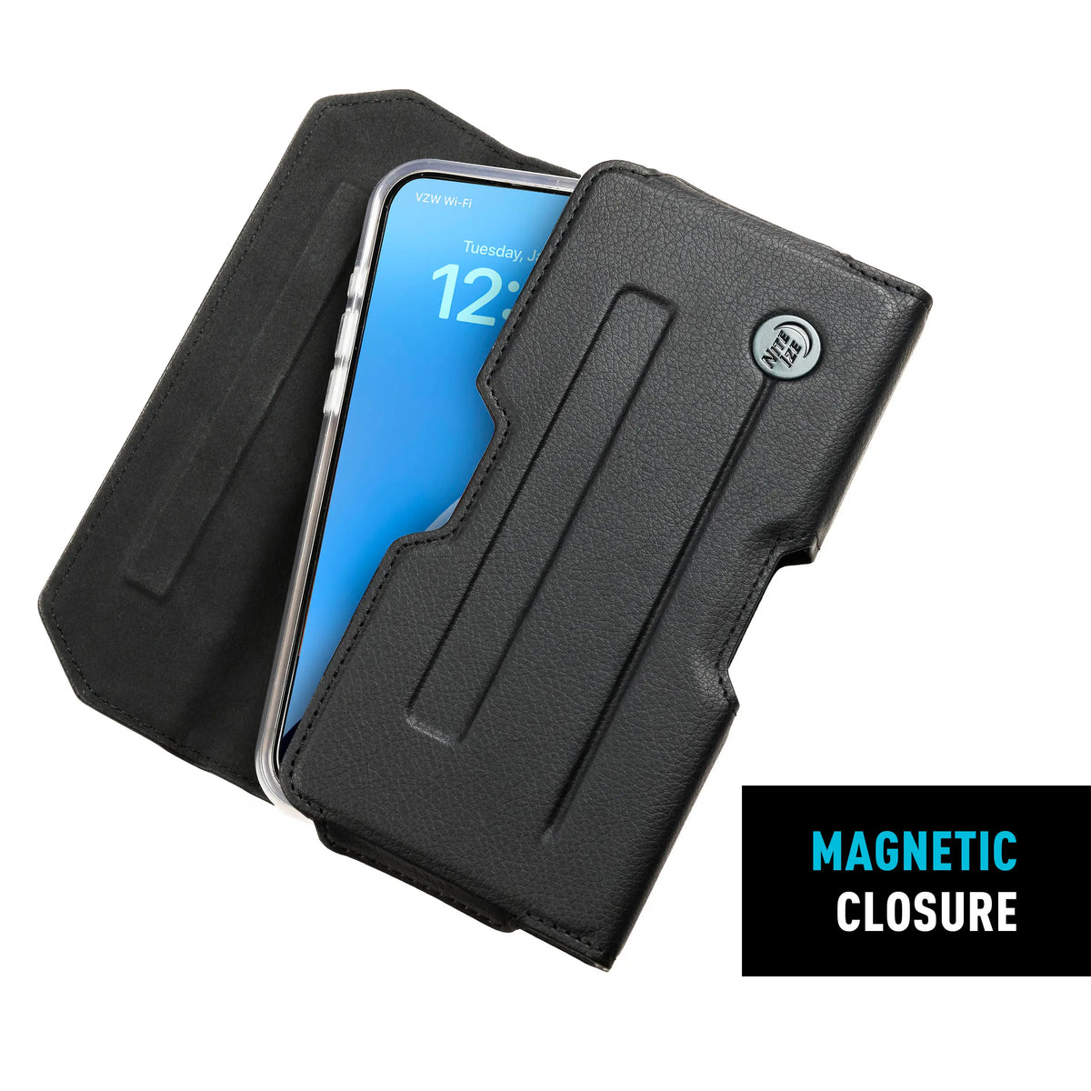 Nite Ize Clip Case Pro™ Magnetic Phone Holster XL, Black