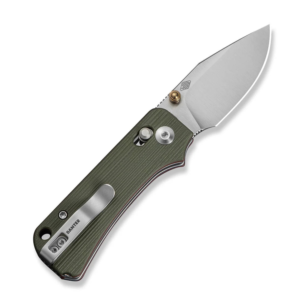 Civivi Baby Banter 2 - TG, Milled Green / Red G10 / Satin