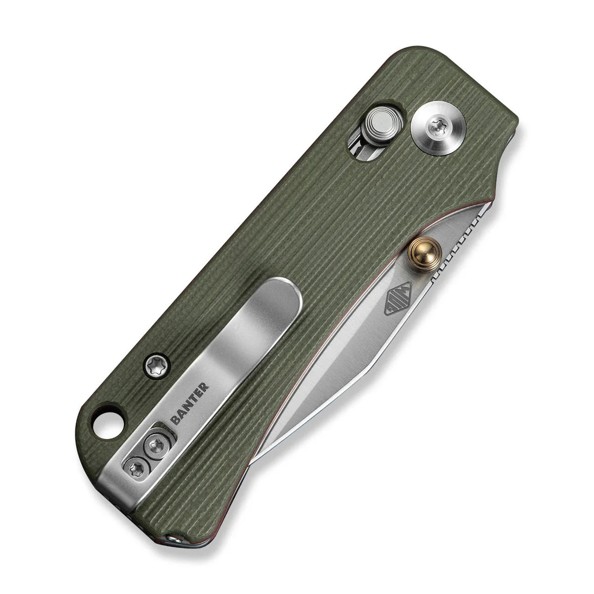 Civivi Baby Banter 2 - TG, Milled Green / Red G10 / Satin