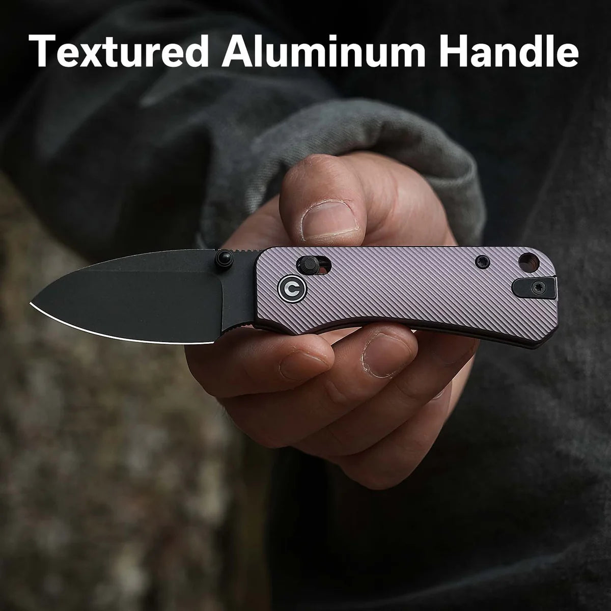 Civivi Baby Banter 2, Purple Aluminum/Black Stonewashed