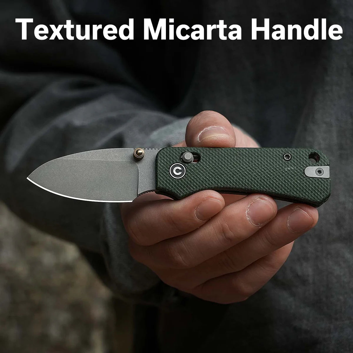 Civivi Baby Banter 2, Green Micarta/Gray Stonewashed