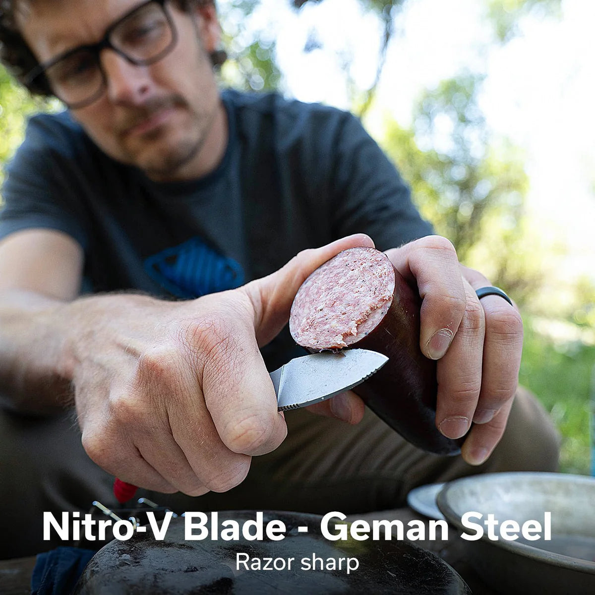 Civivi Baby Banter Fixed Blade, Green Micarta