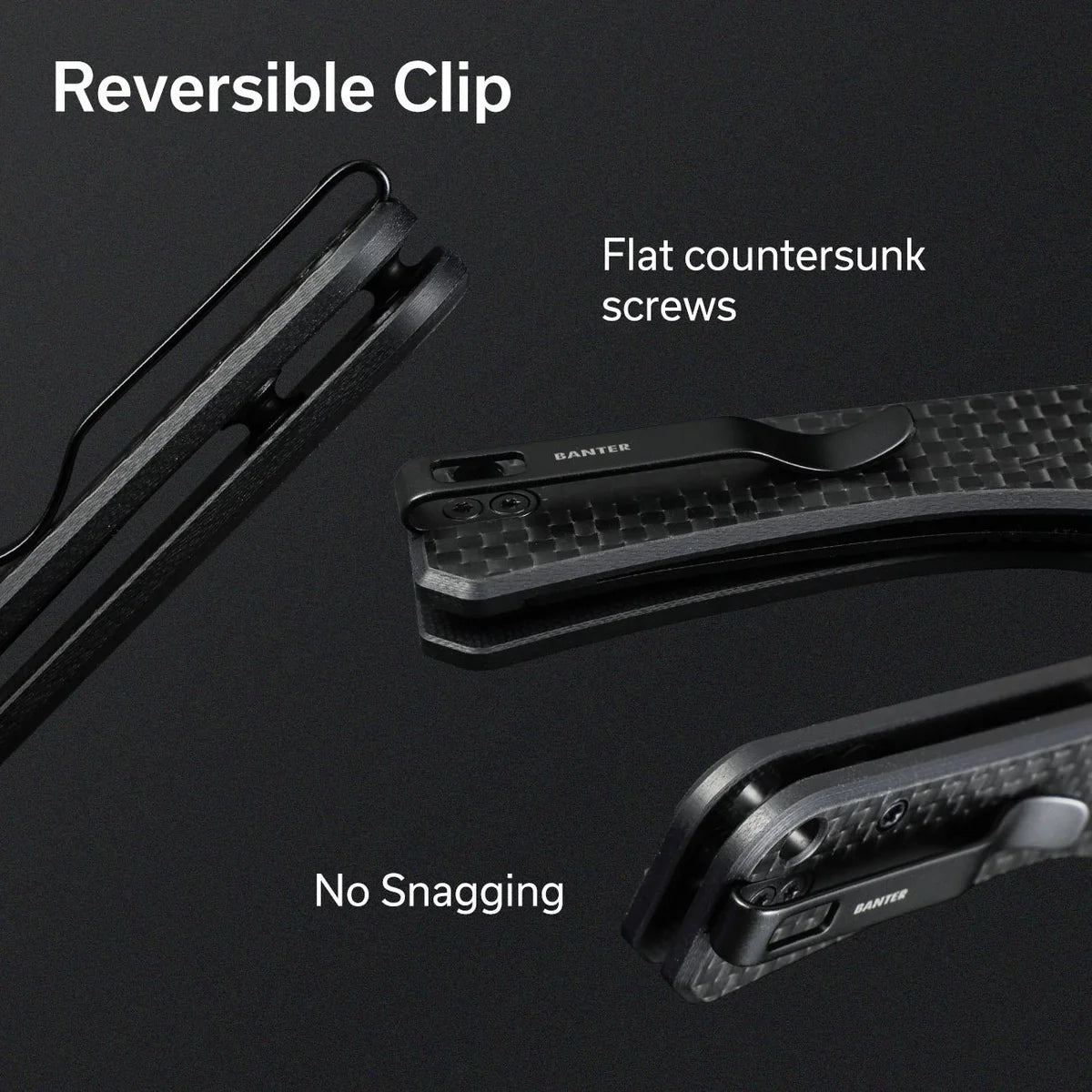 Civivi Baby Banter G10, Twill Carbon Fiber