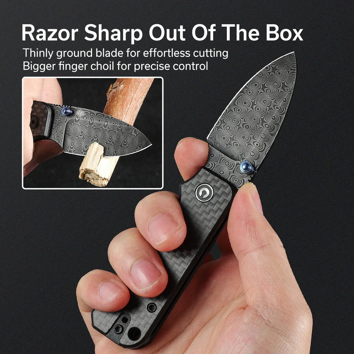 Civivi Baby Banter G10, Twill Carbon Fiber