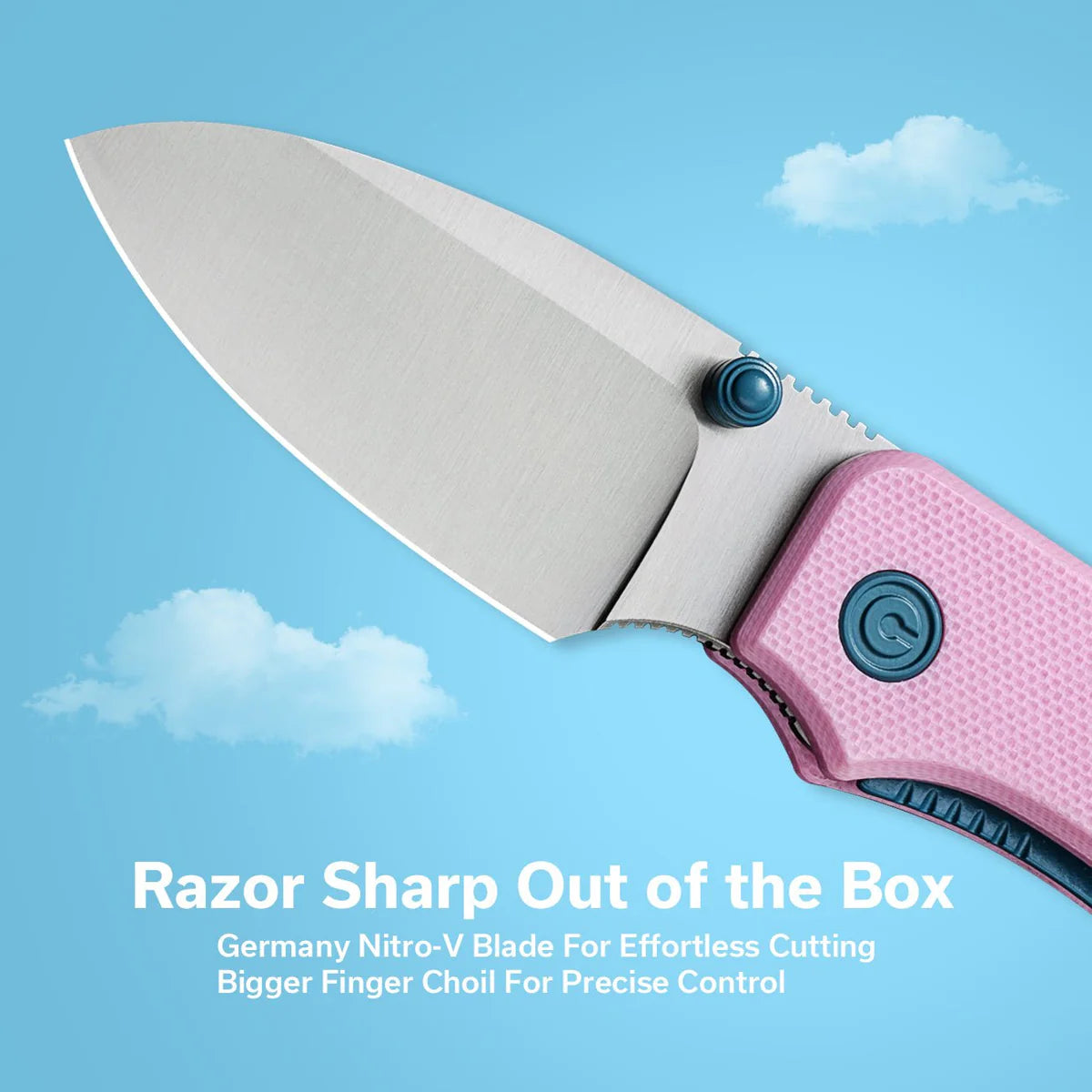 Civivi Baby Banter G10, Powder Pink