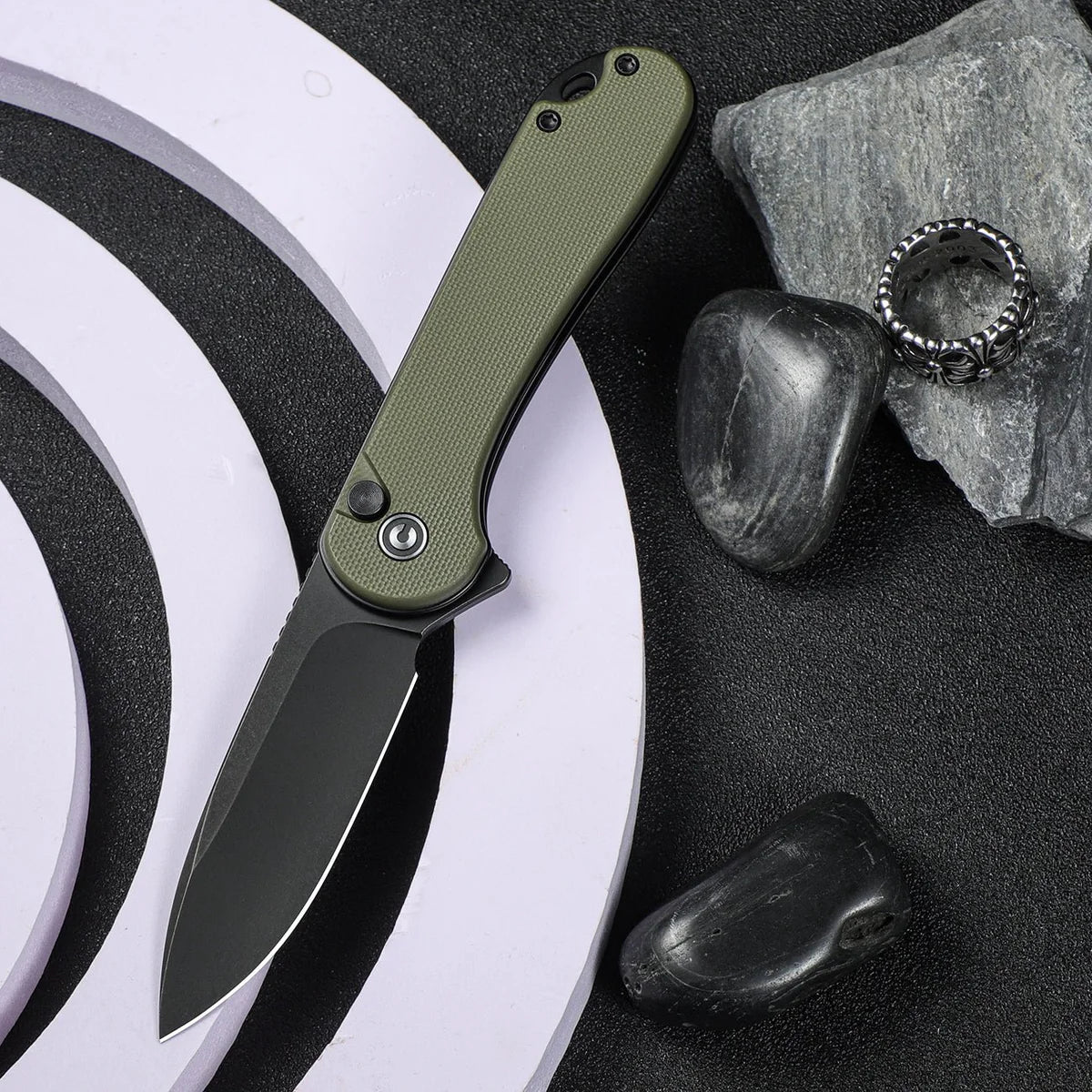 Civivi Button Lock Elementum II, OD Green
