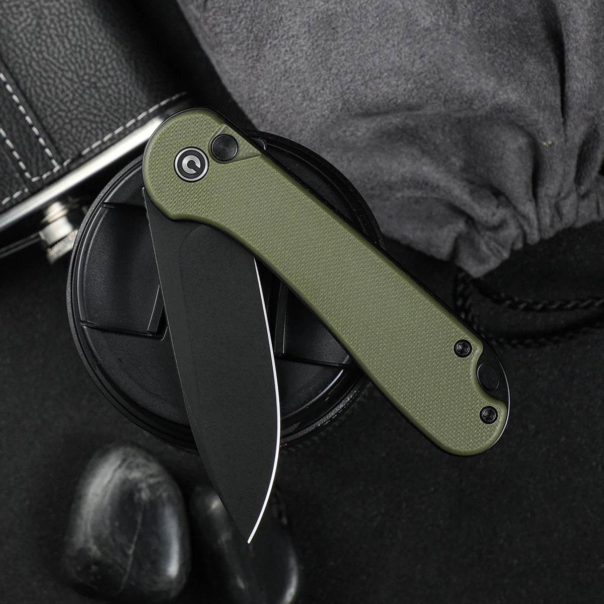 Civivi Button Lock Elementum II, OD Green