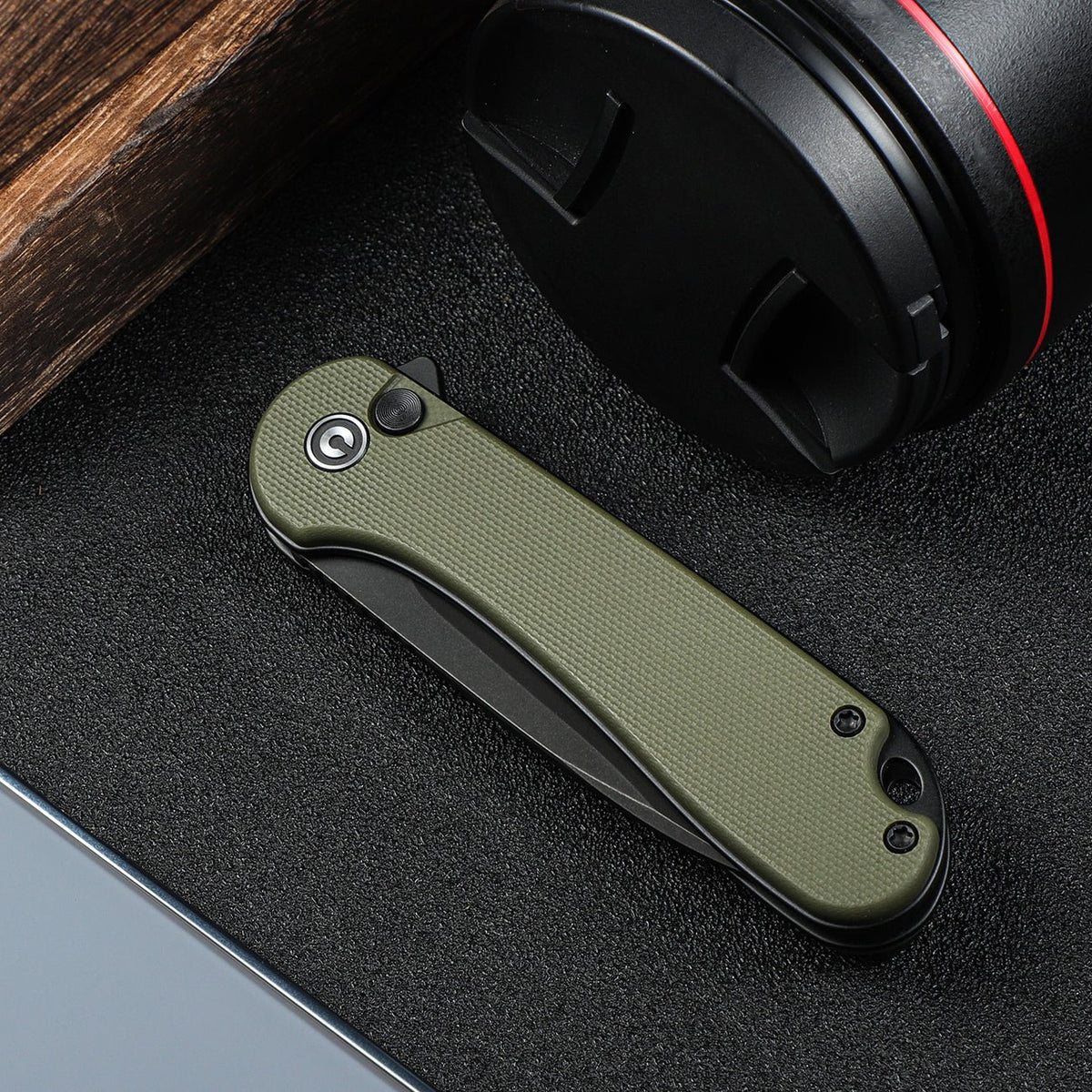 Civivi Button Lock Elementum II, OD Green