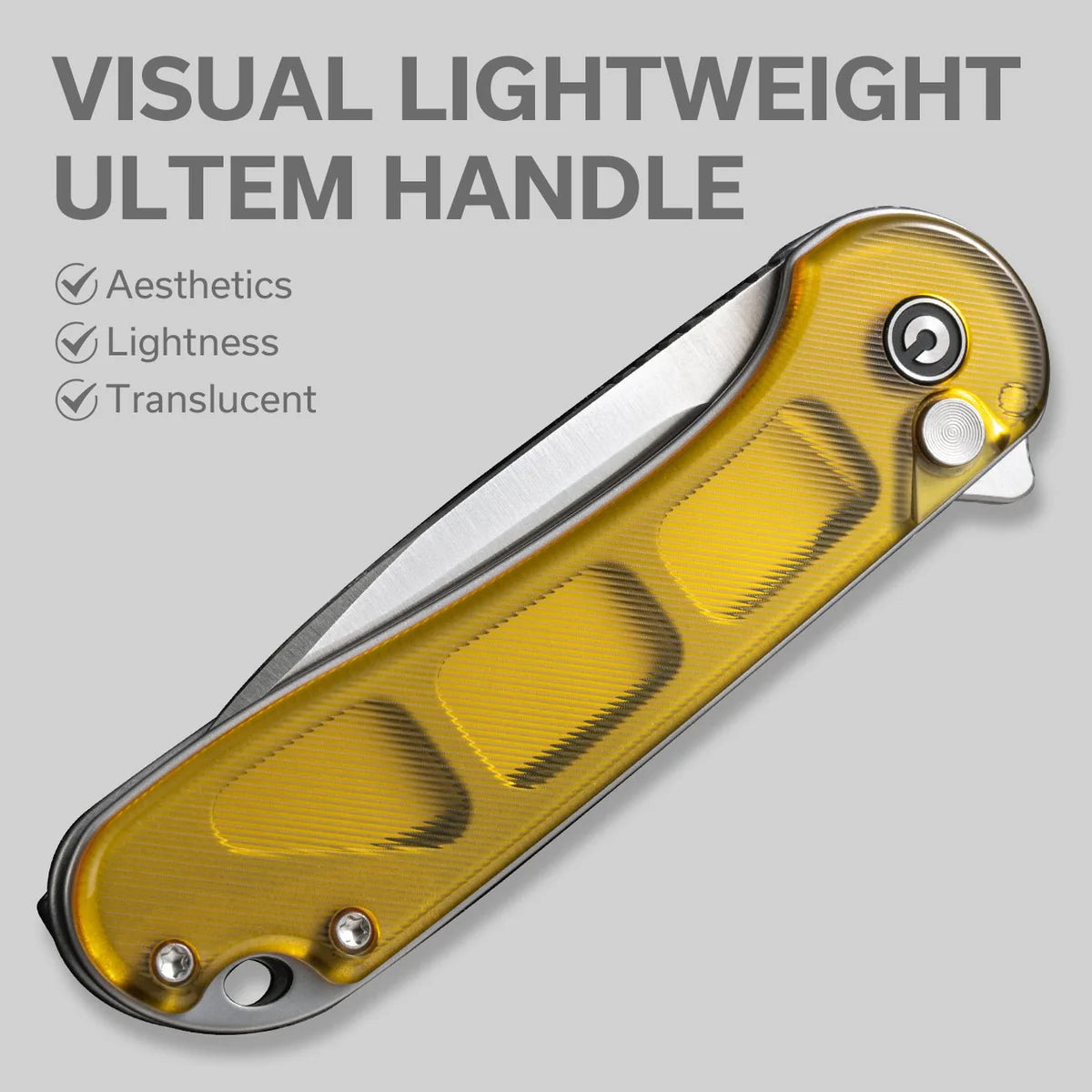 Civivi Button Lock Elementum II, Polished Ultem