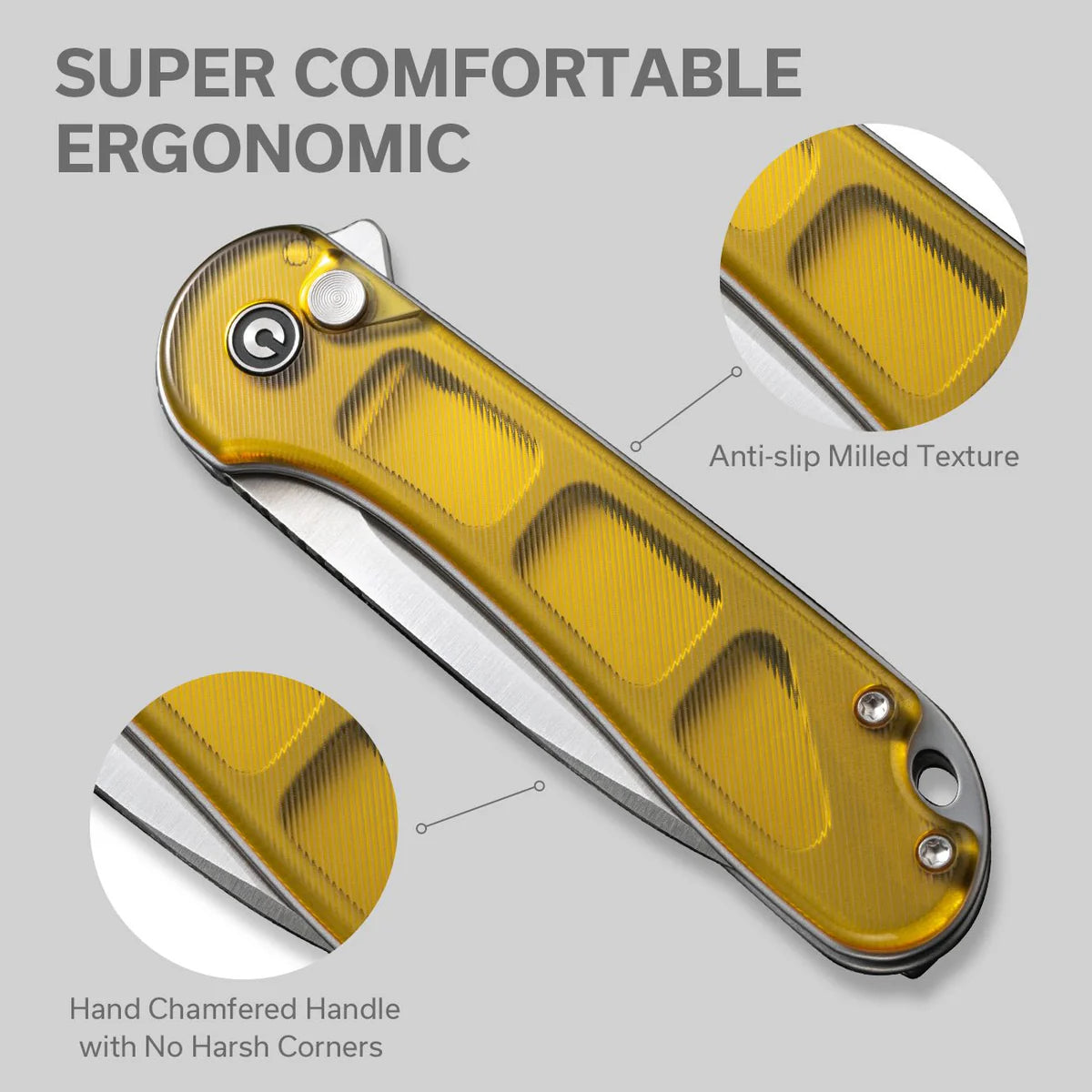 Civivi Button Lock Elementum II, Polished Ultem
