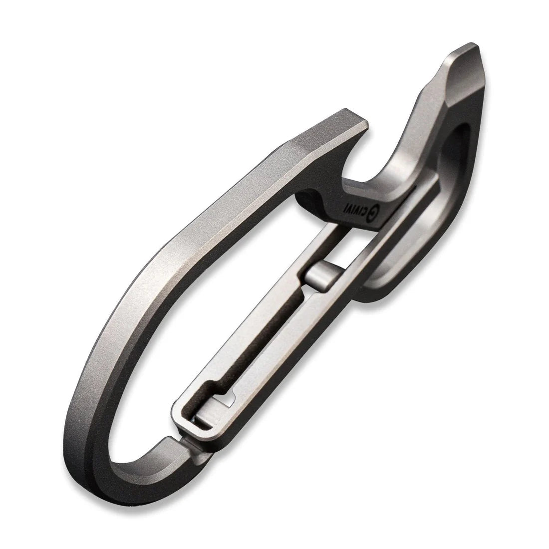 CIVIVI Click Carabiner Keychain Multi-Tool, Gray Ti