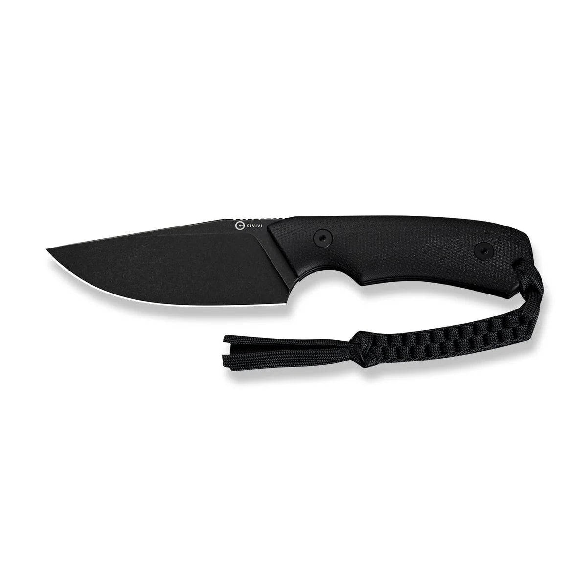 Civivi Gander, Black Canvas Micarta / Black Stonewashed
