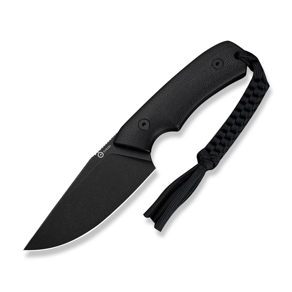 Civivi Gander, Black Canvas Micarta / Black Stonewashed