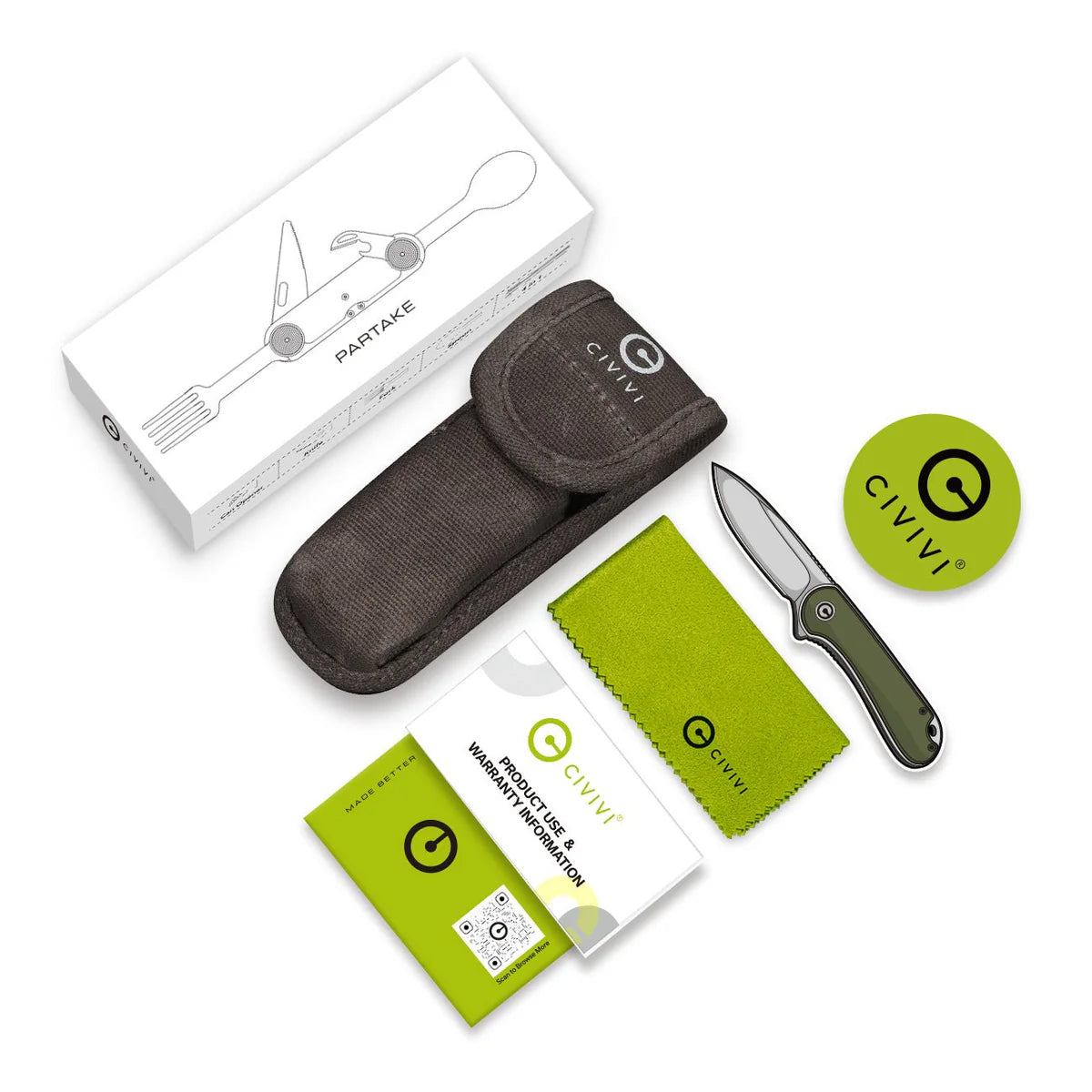 Civivi Partake 4-In-1 Multi-Tool, Silver