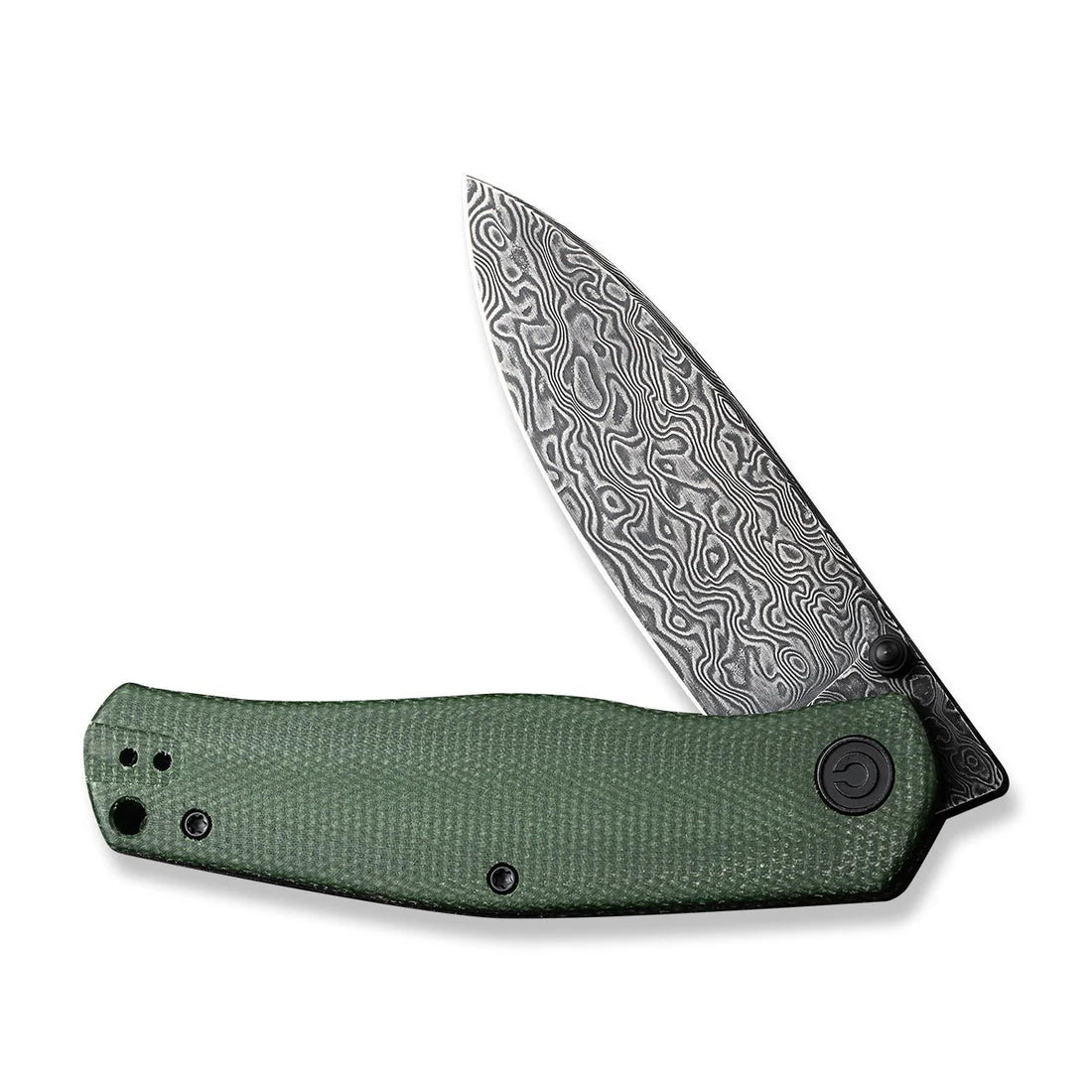 Civivi Sokoke, Green / Damascus