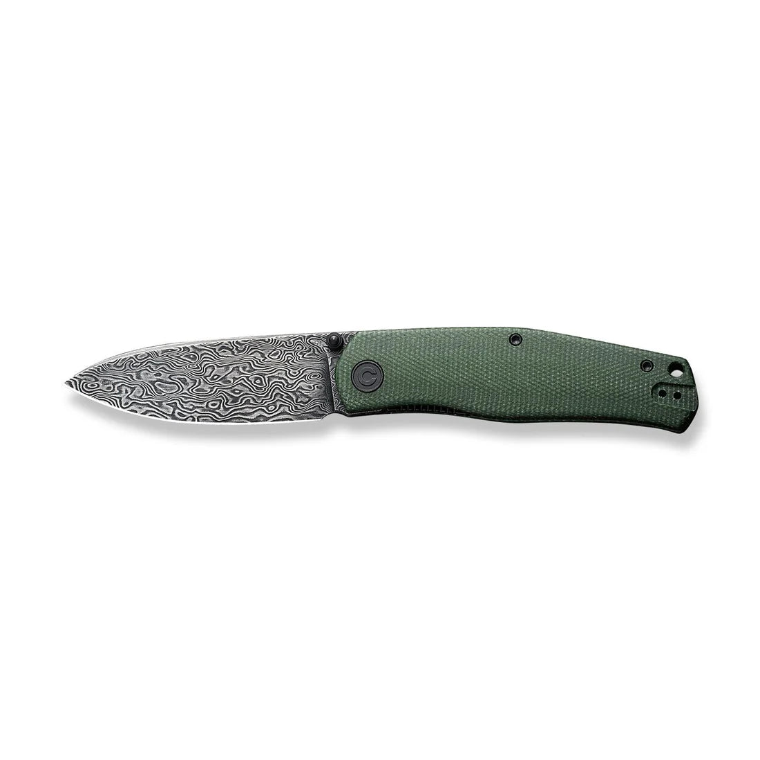 Civivi Sokoke, Green / Damascus