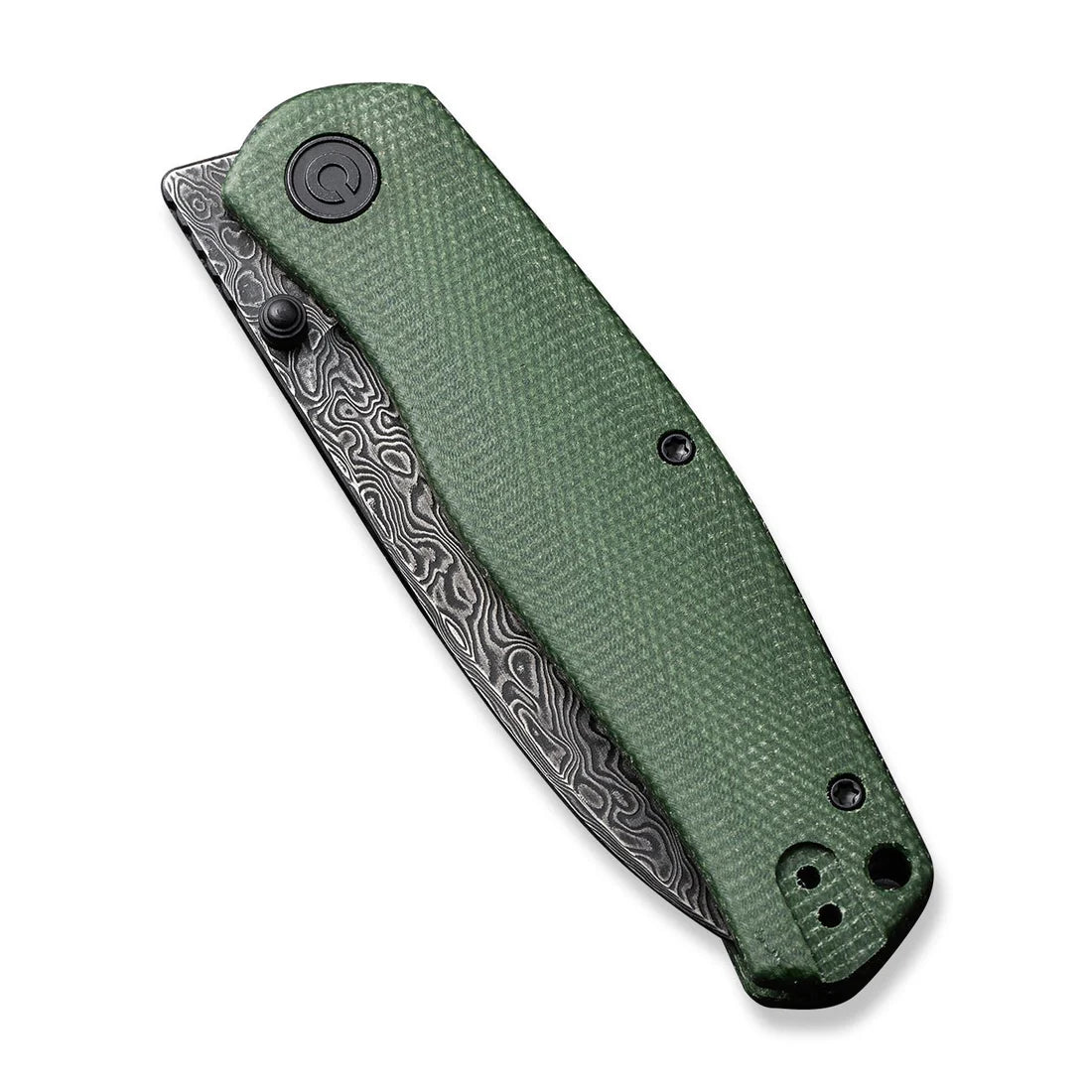 Civivi Sokoke, Green / Damascus