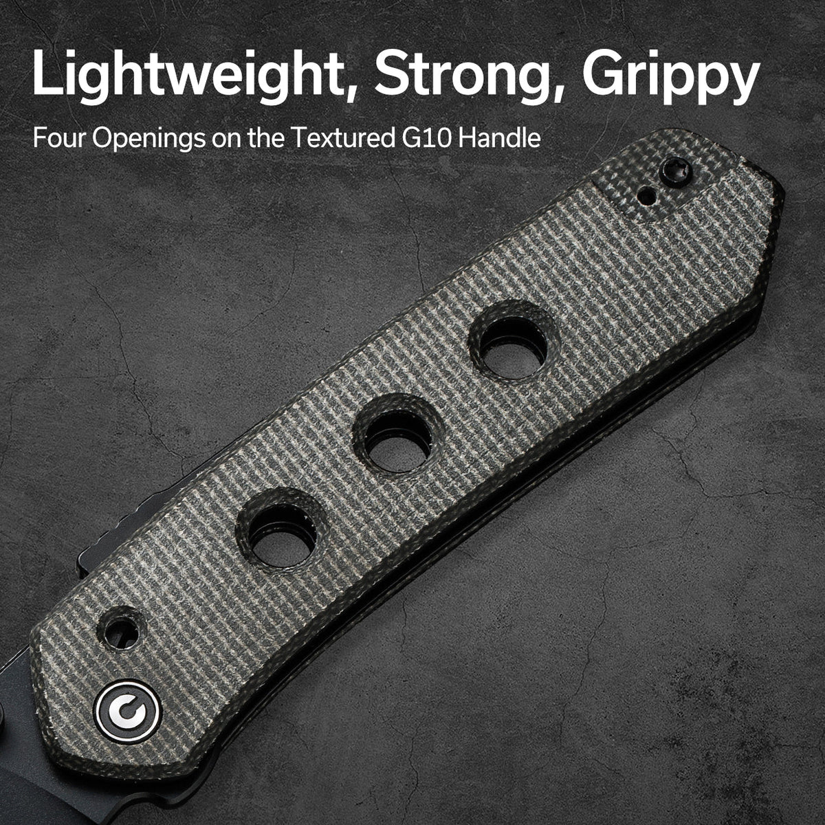 Civivi Vision FG Micarta Handle, Dark Green