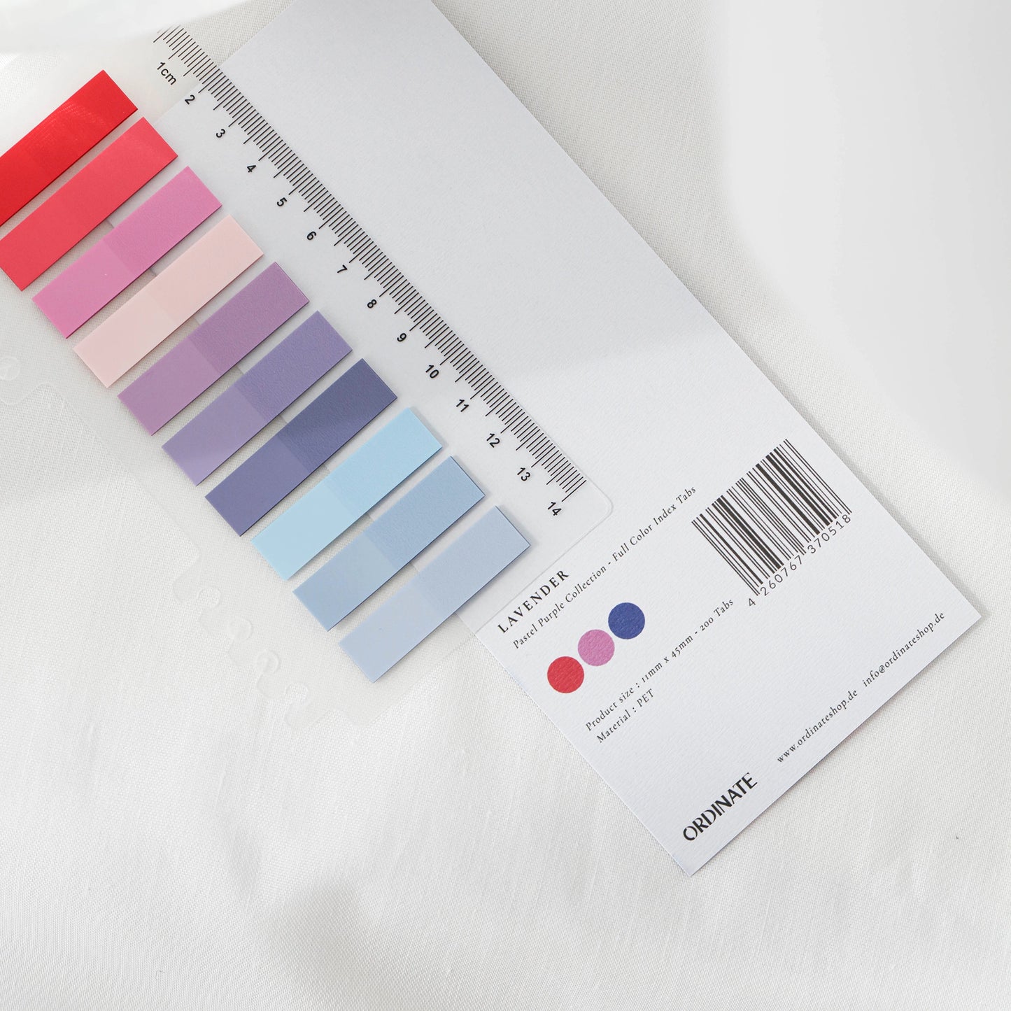 Ordinate Sticky Notes Full Color Tabs