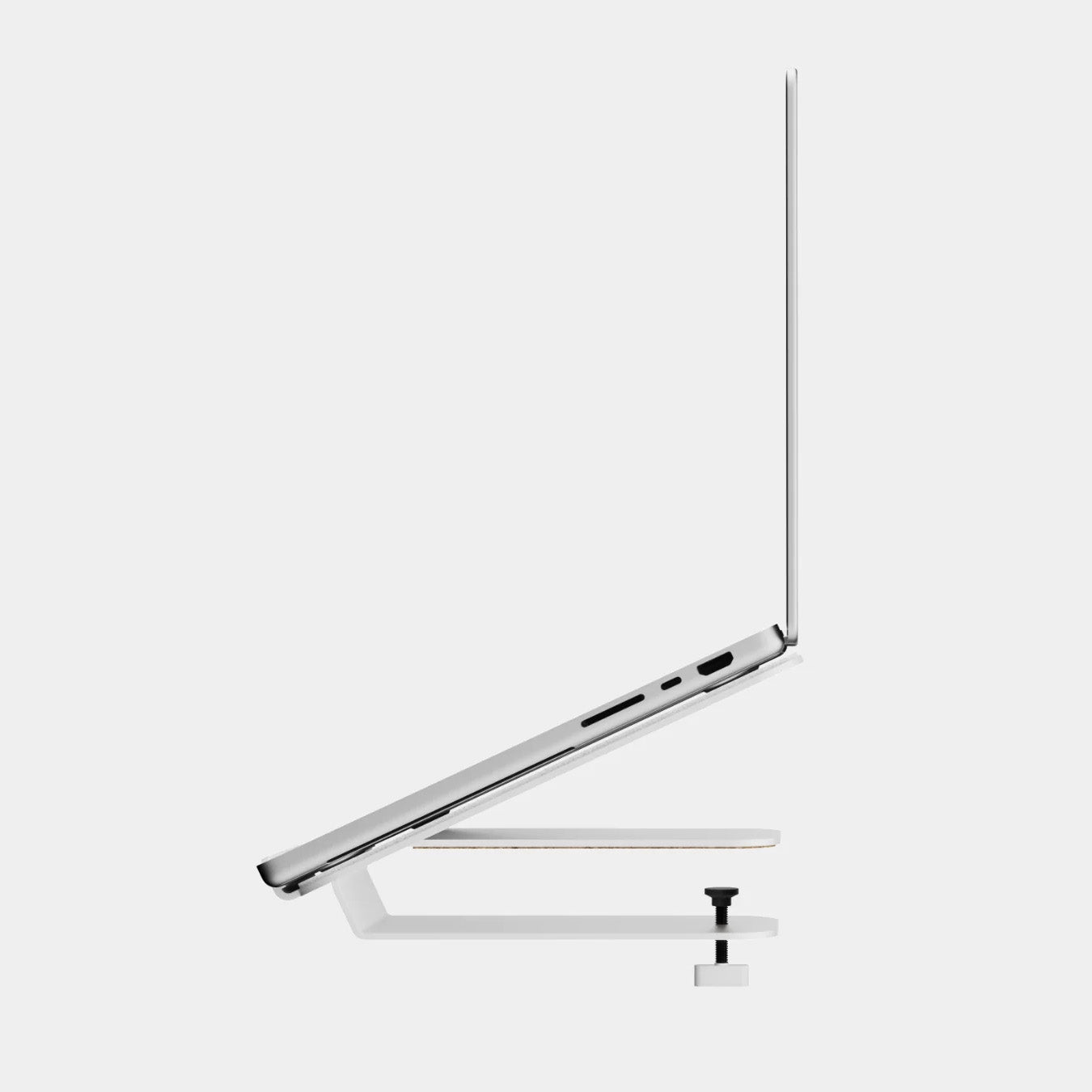 Oakywood Laptop Mount for Desk Shelf Large (15-16″), White