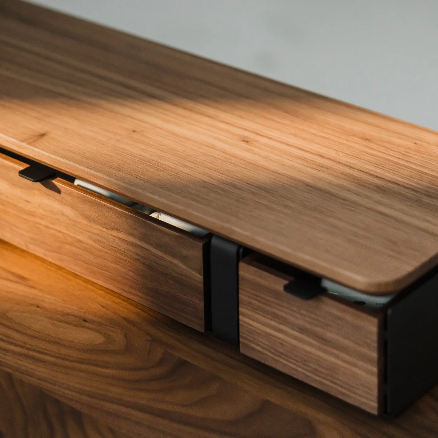 Oakywood Small Modular Single Drawer, Walnut