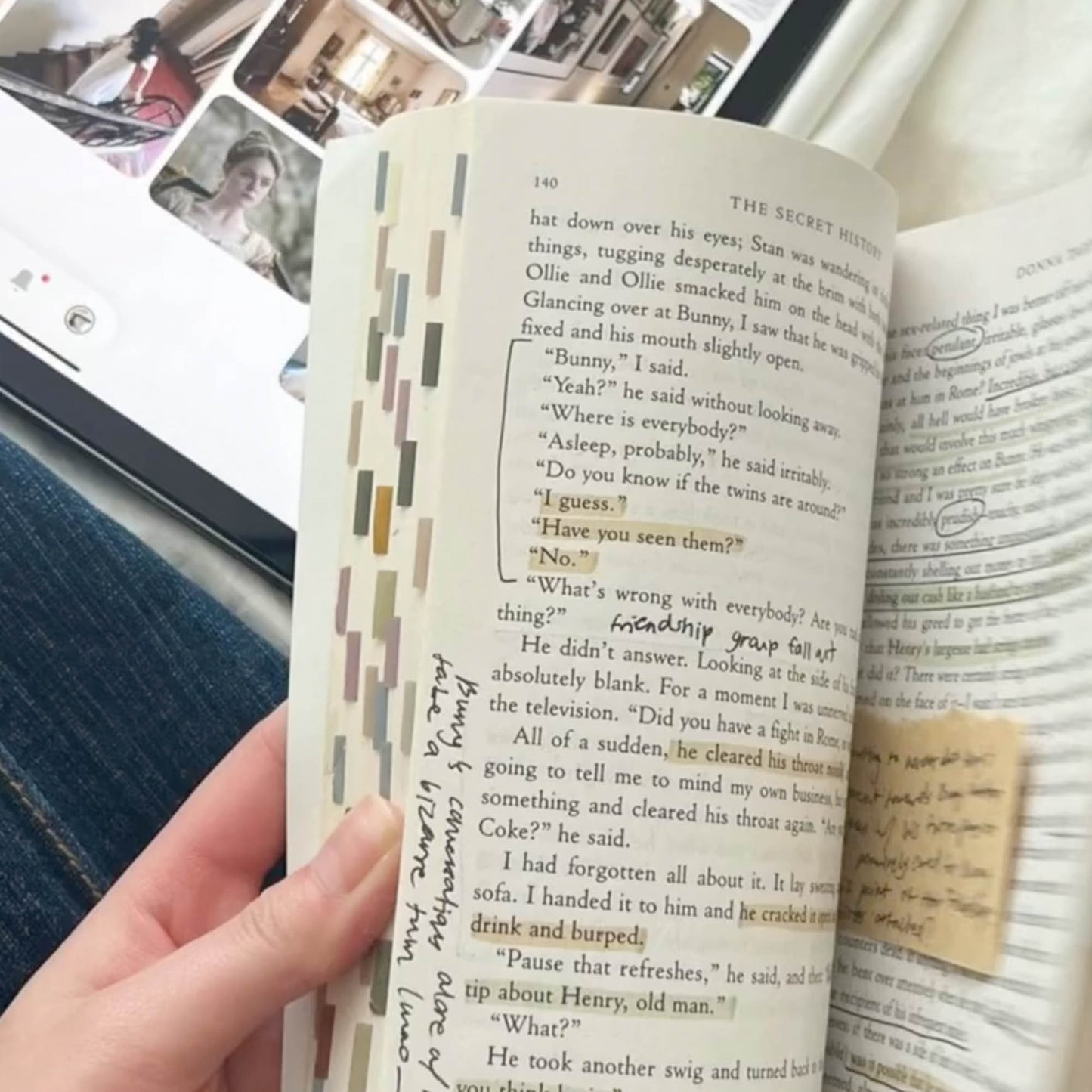 Ordinate Sticky Notes Half Color Tabs