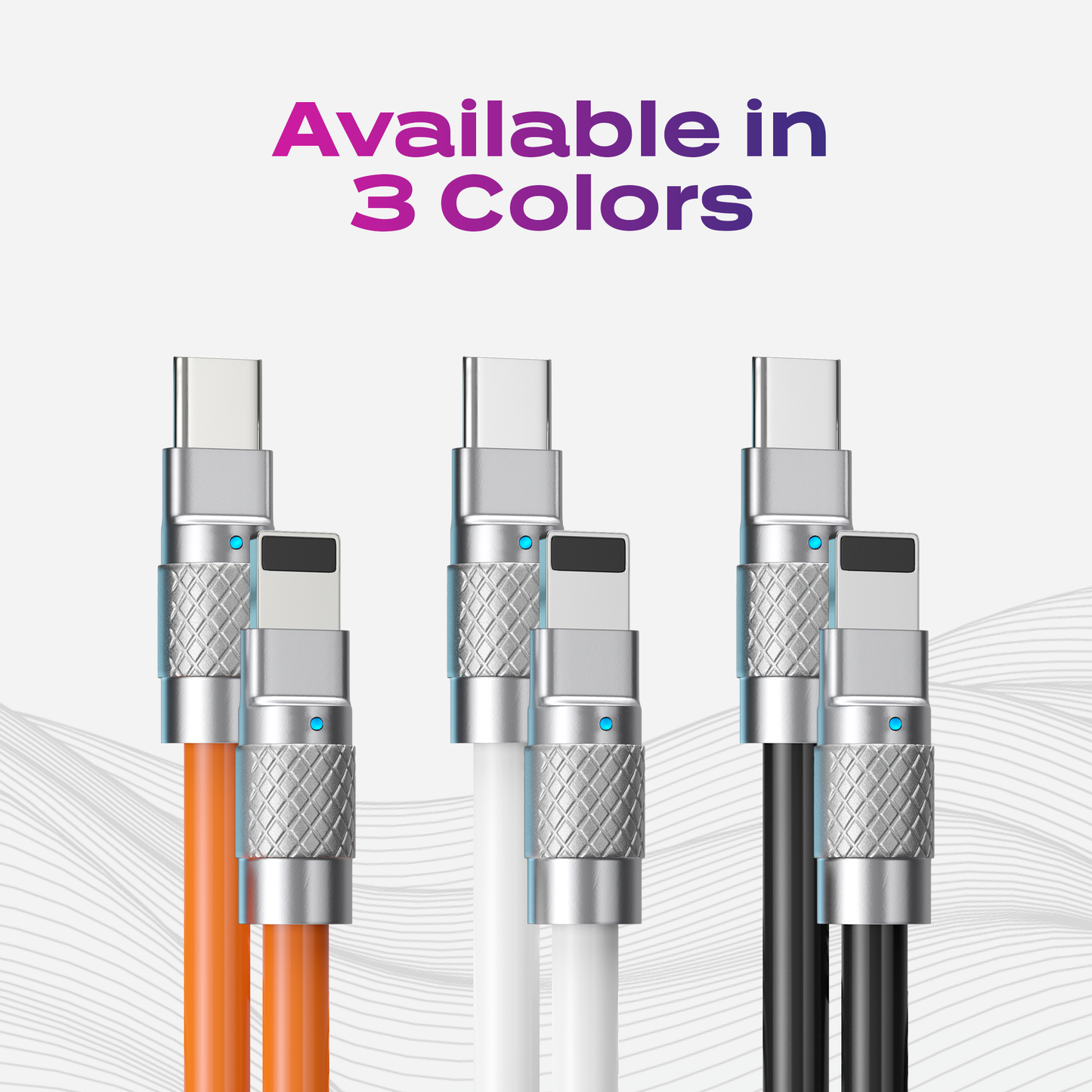 Statik® TsumoCharge 100 W USB C to USB C Cable 2 m, Orange