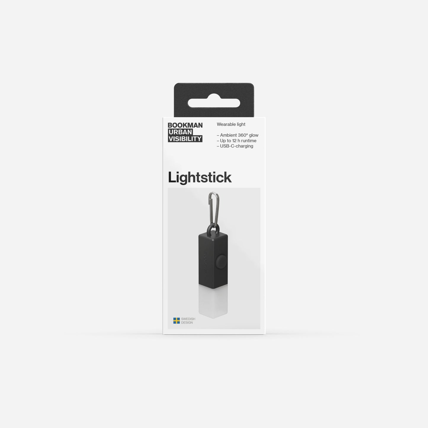 Bookman Urban Visibility NEW Lightstick - Award-winning, Rechargeable, Wearable Light
