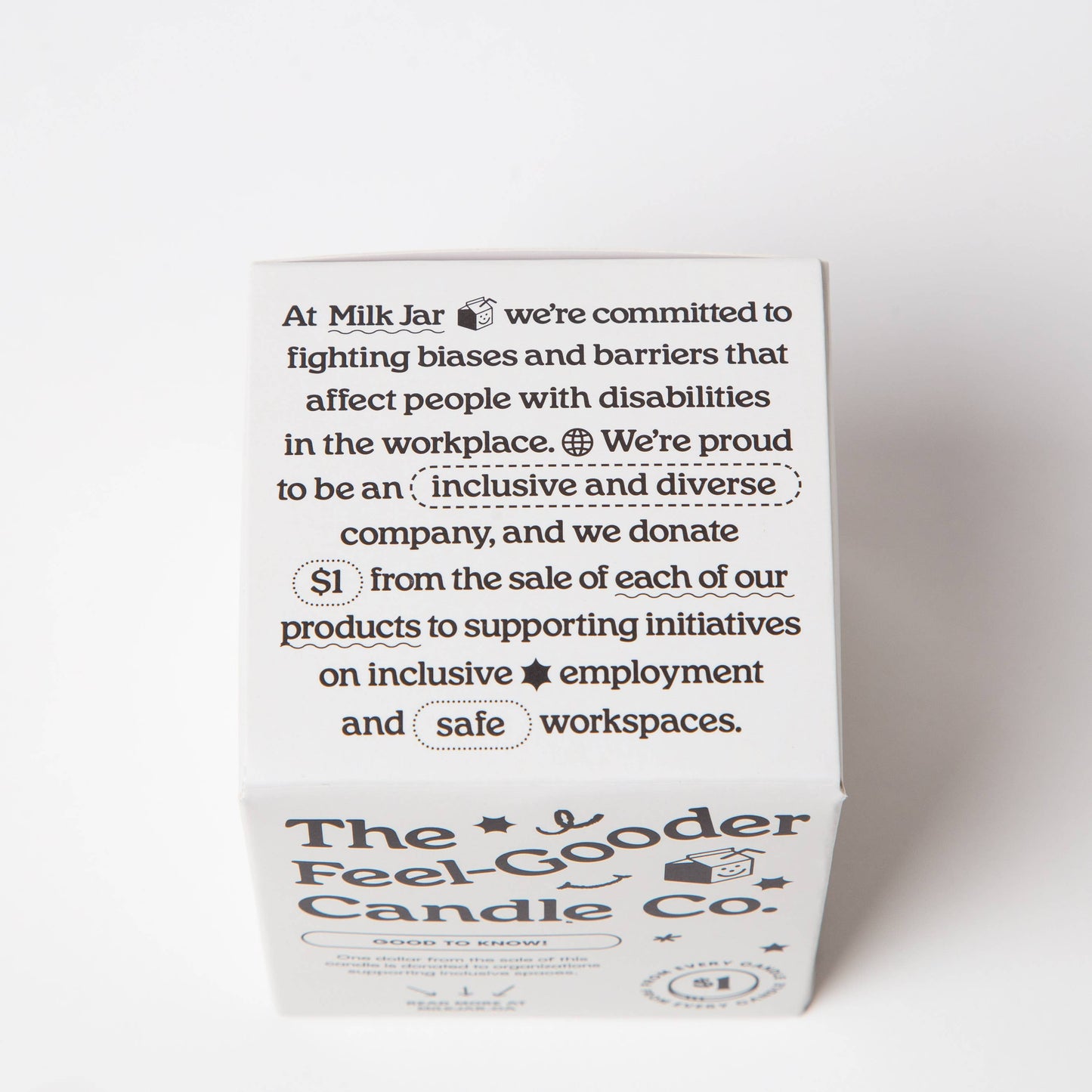 Milk Jar Candle Co. Woodland - Essential Oil Coconut Soy, 8oz