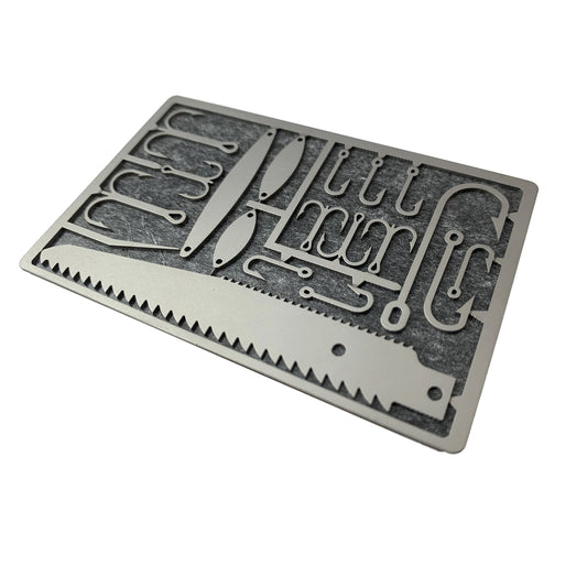 CountyComm Survival Titanium Fishing Card