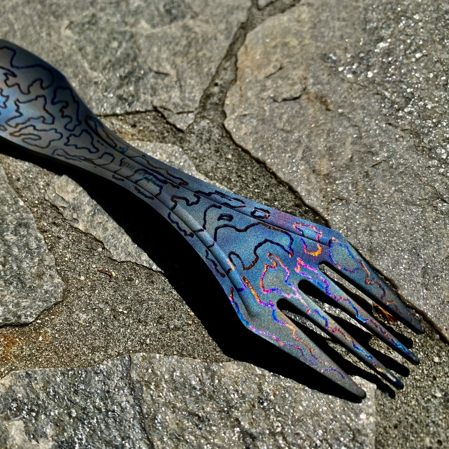 CountyComm Incredible Industrial Titanium Spork Gen 2
