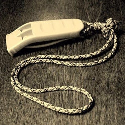 CountyComm ITW Survival Whistle, Tan/Single