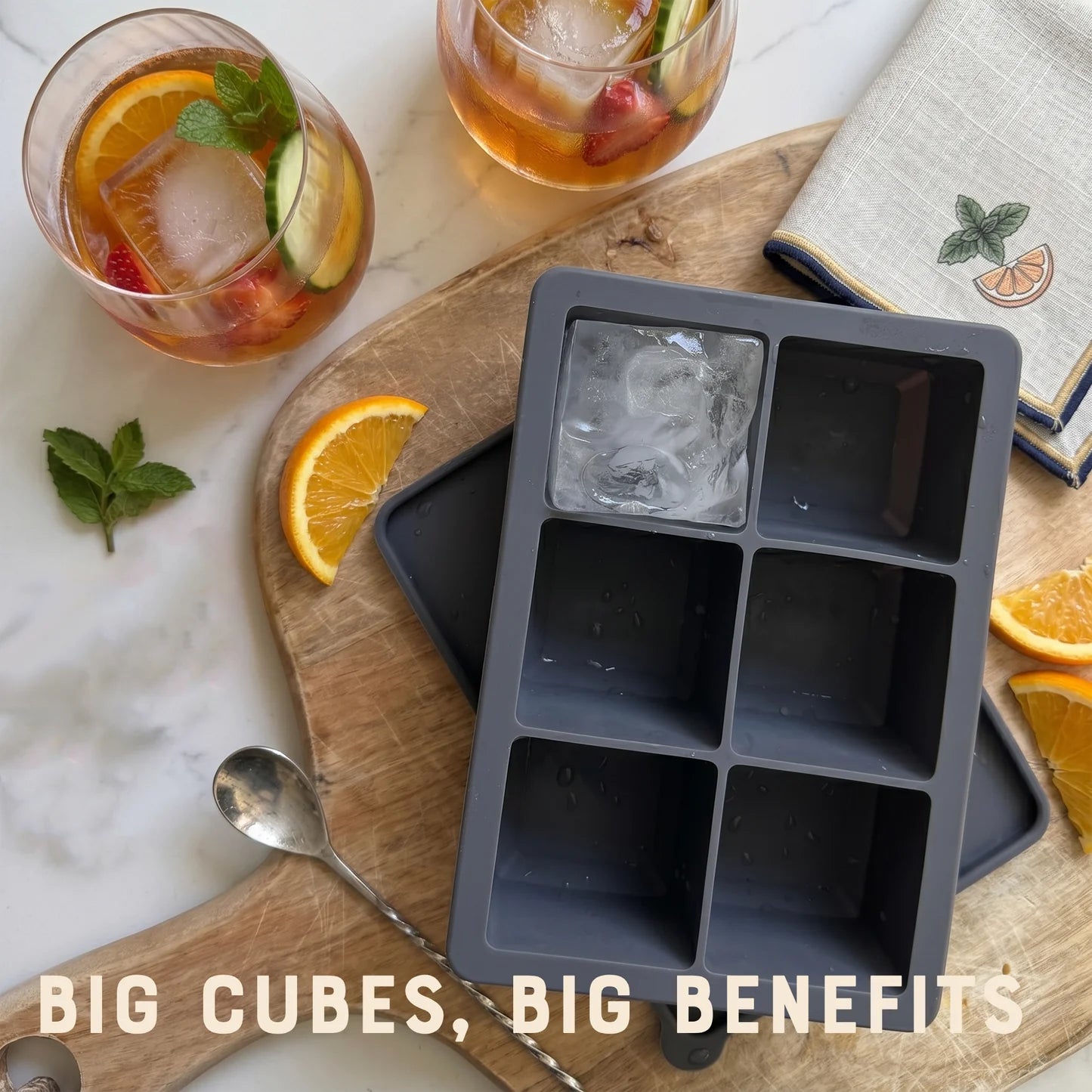 Moonmoon Giant Silicone Ice Cube Tray