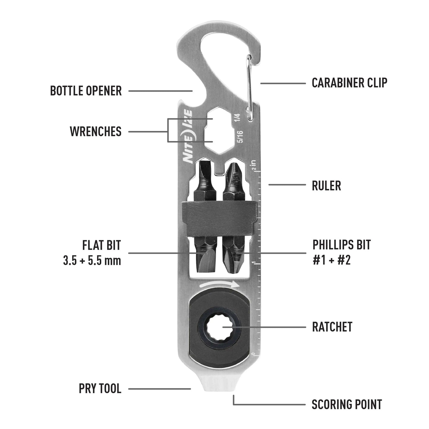 Nite Ize DoohicKey® Ratchet Key Tool