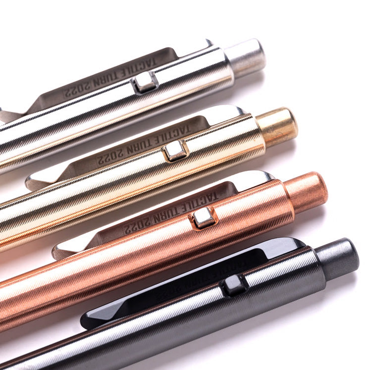 Tactile Turn Slim Side Click Pen Titanium, Mini
