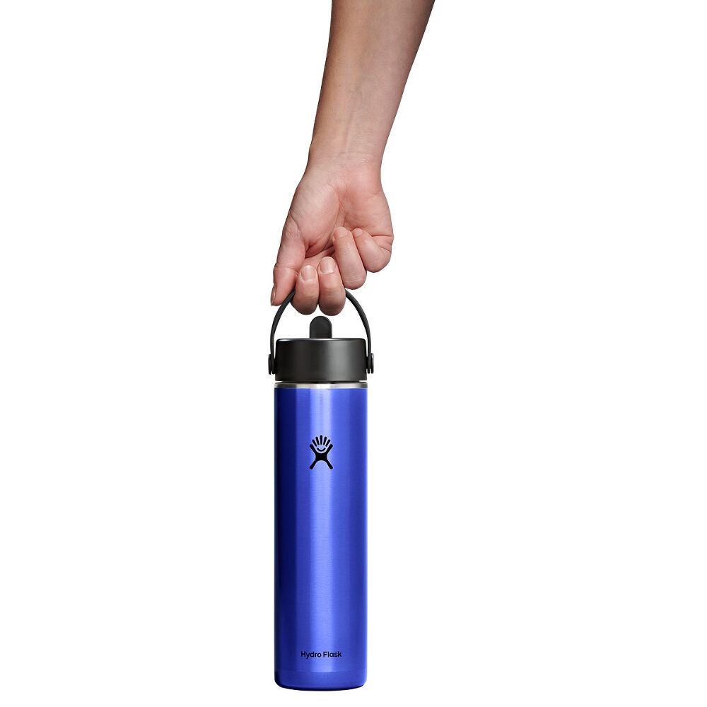 Hydro Flask Lightweight Flex Straw Bottle 24 oz (710 ml), Sapphire Blue