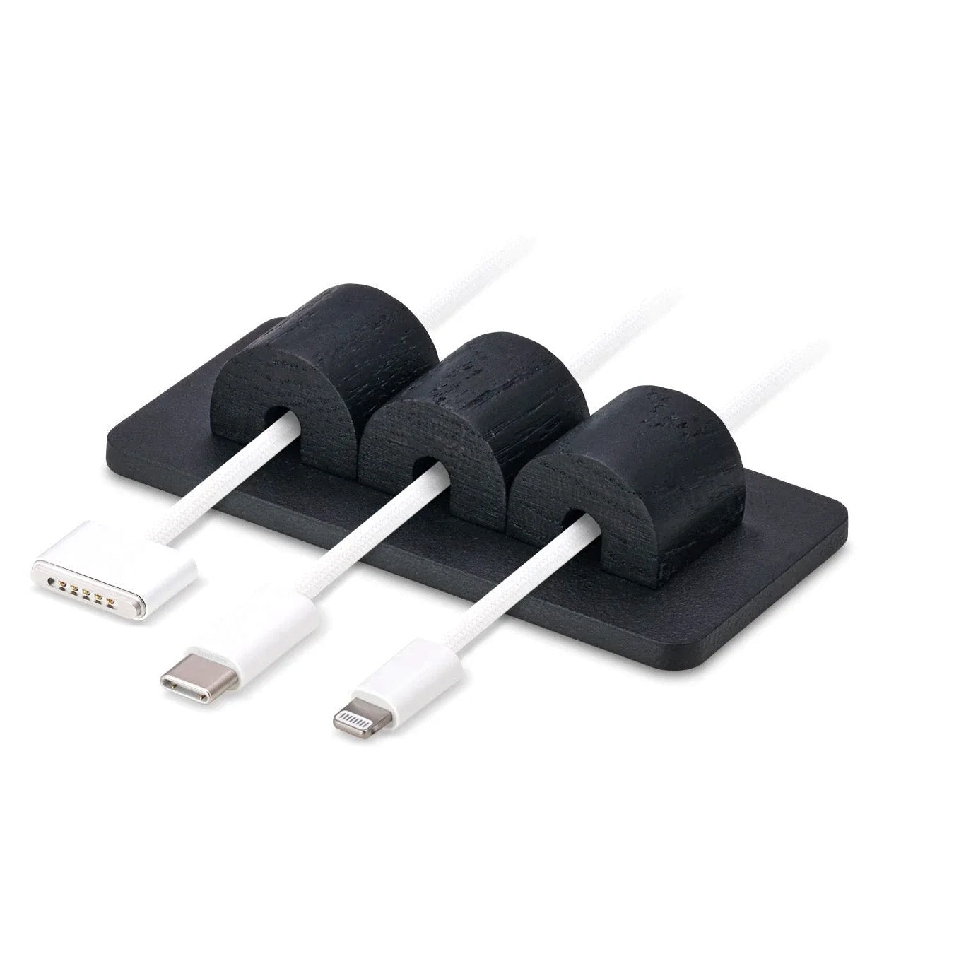 Oakywood Magnetic Cable Organizer, Black/Black