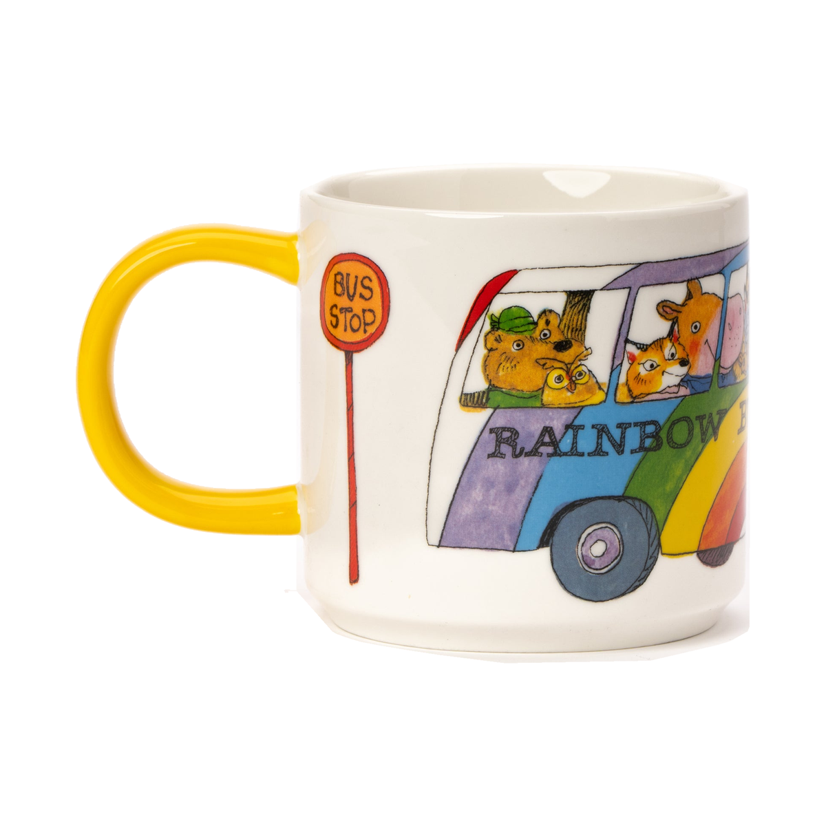 Magpie x Richard Scarry Rainbow Bus Mug, ekstra produktbilde 3