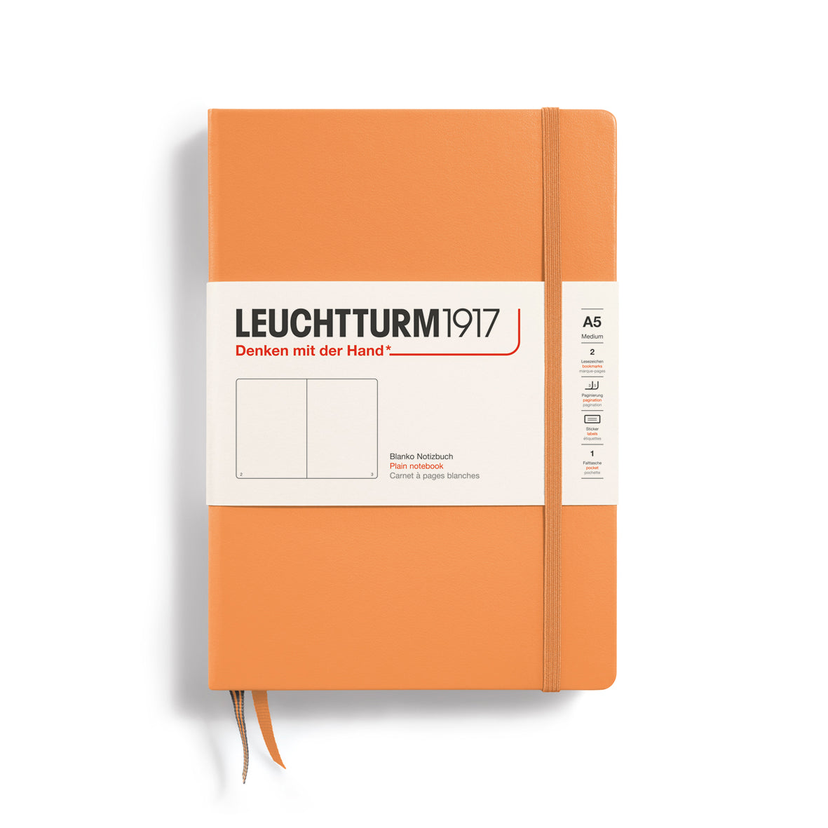 Leuchtturm1917 Notebook Plain, A5 (Hardcover)