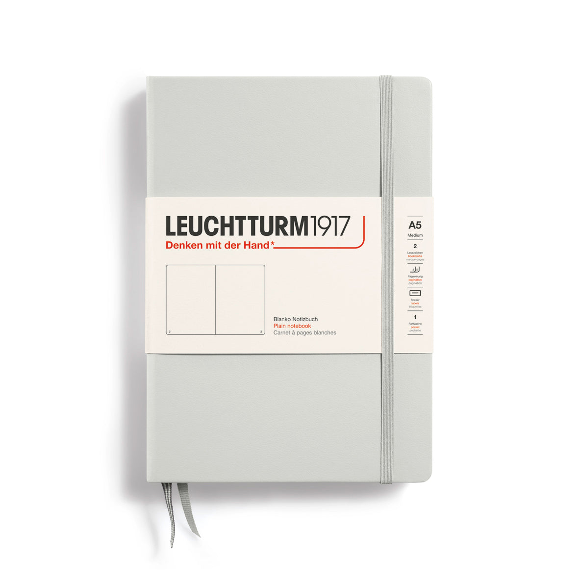 Leuchtturm1917 Notebook Plain, A5 (Hardcover)